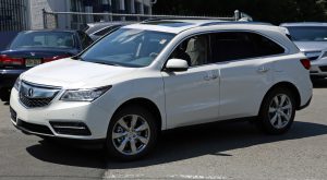 white car